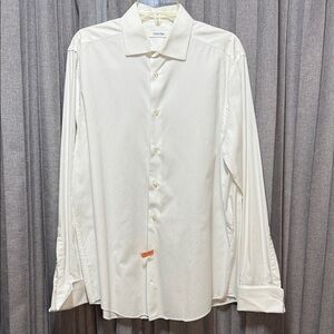 Calvin Klein Men's Classic White Dress Shirt
